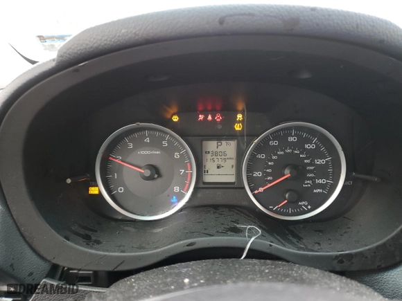 2014 Subaru XV Crosstrek Premium with VIN JF2GPAVC8E8243892, listed as a Copart auction lot 43219845 with 115,779 mi miles and Salvage Title. Bid and sale history available at carsss.com. Image 9.