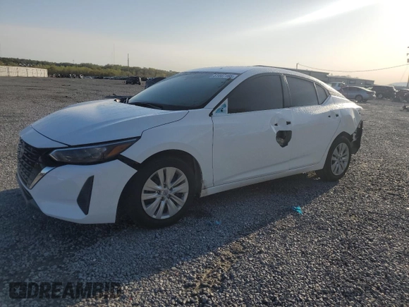 2024 Nissan Sentra S with VIN 3N1AB8BV8RY215556, listed as a Copart auction lot 51447165 with 36,104 mi miles and Salvage Title. Bid and sale history available at DreamBid. Image 1.