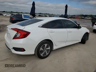 2020 Honda Civic LX with VIN 2HGFC2F6XLH559713, listed as a Copart auction lot 56125545 with 70,561 mi miles and Salvage title. Bid and sale history available at DreamBid. Image 3.
