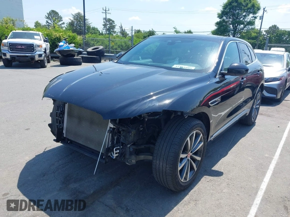 2022 Jaguar F-Pace S with VIN SADCJ2EXXNA689739, listed as a IAAI auction lot 42161093 with 48,510 mi miles and . Bid and sale history available at DreamBid. Image 2.