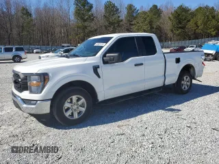2023 Ford F-150 XL with VIN 1FTEX1CP3PKE58842, listed as a Copart auction lot 44503125 with 63,909 mi miles and Salvage title. Bid and sale history available at DreamBid. Image 1.