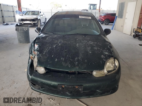 2000 Plymouth Neon Highline z VIN 1P3ES46CXYD631884, wystawiony jako Copart lot #54756005 z przebiegiem 179 533 mil mil oraz Szkoda całkowita • Salvage title. Historia ofert i sprzedaży dostępna na DreamBid. Obrazek 5.