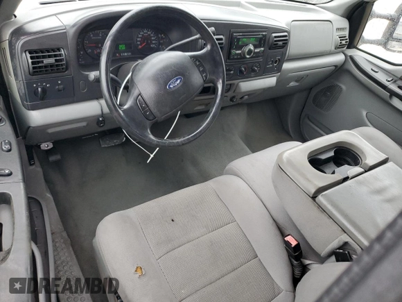 2007 Ford F-250 XL with VIN 1FTSX21P47EA34810, listed as a Copart auction lot 44770375 with 181,801 mi miles and Salvage Title. Bid and sale history available at DreamBid. Image 8.