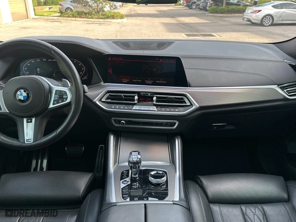 2020 BMW X6 M50i with VIN 5UXCY8C03L9B98266, listed as a Copart auction lot 54259735 with 44,544 mi miles and Clean Title. Bid and sale history available at carsss.com. Image 9.