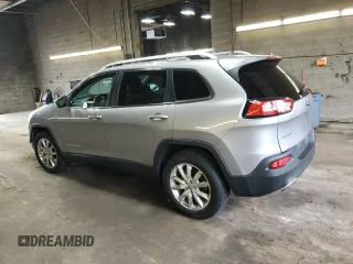 2016 Jeep Cherokee Limited with VIN 1C4PJMDB4GW153356, listed as a Copart auction lot 63284475 with 53,325 mi miles and Salvage title. Bid and sale history available at DreamBid. Image 2.
