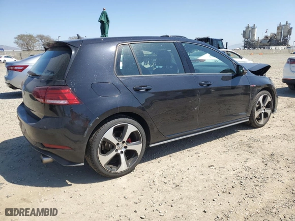2018 Volkswagen Golf GTI S with VIN 3VW447AU4JM268707, listed as a Copart auction lot 52723905 with 26,735 mi miles and Salvage Title. Bid and sale history available at carsss.com. Image 3.