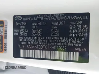 2025 Genesis GV70 Sport with VIN 5NMMCDTC3SH033082, listed as a IAAI auction lot 42116975 with 1,337 mi miles and . Bid and sale history available at DreamBid. Image 9.