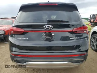 2023 Hyundai Santa Fe Hybrid SEL Premium with VIN 5NMS3DA12PH000154, listed as a Copart auction lot 76742334 with 33,902 mi miles and Salvage Title. Bid and sale history available at carsss.com. Image 6.