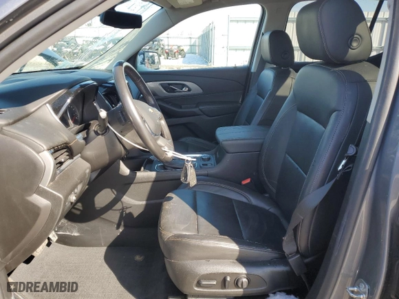 2021 Chevrolet Traverse LT Leather with VIN 1GNEVHKW1MJ175582, listed as a Copart auction lot 50716715 with 56,532 mi miles and Salvage Title. Bid and sale history available at carsss.com. Image 7.
