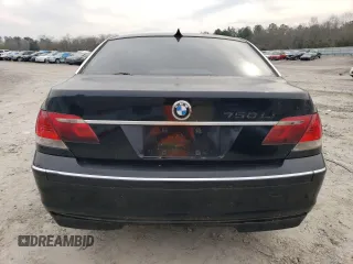 2008 BMW 7 Series 750Li with VIN WBAHN83548DT81797, listed as a Copart auction lot 49003345 with 0 mi miles and Clean Title. Bid and sale history available at carsss.com. Image 6.