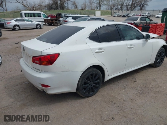 2006 Lexus IS 250 with VIN JTHCK262862008371, listed as a IAAI auction lot 42061562 with 201,598 mi miles and . Bid and sale history available at DreamBid. Image 4.
