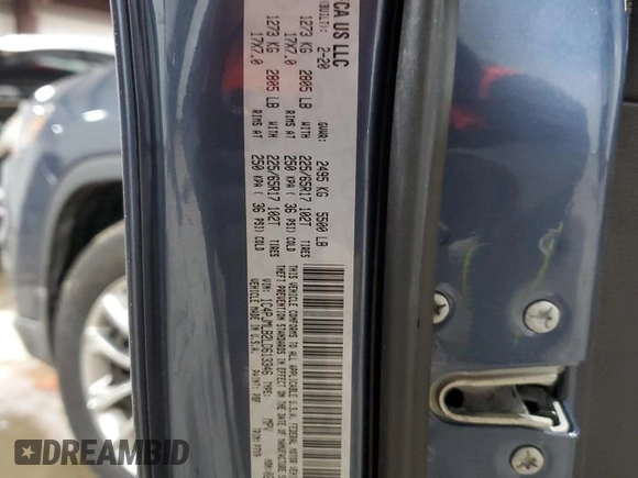 2020 Jeep Cherokee Latitude Plus с VIN 1C4PJMLB2LD613346, выставлен на аукционе Copart как лот 44432645 с пробегом 62 497 миль миль и Списание • Salvage title. История ставок и продаж доступна на DreamBid. Изображение 14.