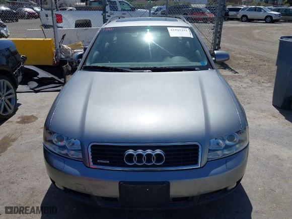 2002 Audi A4 1.8T with VIN WAUVC68E22A312850, listed as a IAAI auction lot 41925331 with 171,831 mi miles. Bid and sale history available at carsss.com. Image 6.