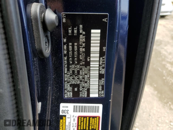 2021 Toyota Sienna XSE with VIN 5TDXSKFC1MS037700, listed as a Copart auction lot 56537175 with 62,411 mi miles and Salvage title. Bid and sale history available at DreamBid. Image 13.