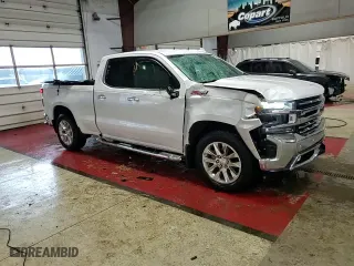 2019 Chevrolet Silverado 1500 LTZ with VIN 1GCRYGED2KZ183548, listed as a Copart auction lot 52068335 with 63,379 mi miles and Salvage Title. Bid and sale history available at carsss.com. Image 10.