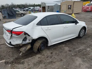 2020 Toyota Corolla L with VIN 5YFDPRAEXLP106963, listed as a IAAI auction lot 41343163 with 62,586 mi miles and . Bid and sale history available at DreamBid. Image 4.