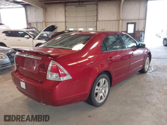 2009 Ford Fusion SEL with VIN 3FAHP08109R219233, listed as a IAAI auction lot 41717507 with 190,170 mi miles. Bid and sale history available at carsss.com. Image 4.