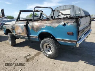 1972 Chevrolet Blazer z VIN CKE182F169586, wystawiony jako Copart lot #53123225 z przebiegiem Nie podano mil oraz Szkoda całkowita • Salvage title. Historia ofert i sprzedaży dostępna na DreamBid. Obrazek 2.