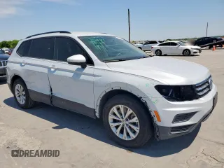 2019 Volkswagen Tiguan S with VIN 3VV1B7AX4KM030221, listed as a Copart auction lot 53444435 with 55,512 mi miles and Salvage title. Bid and sale history available at DreamBid. Image 4.