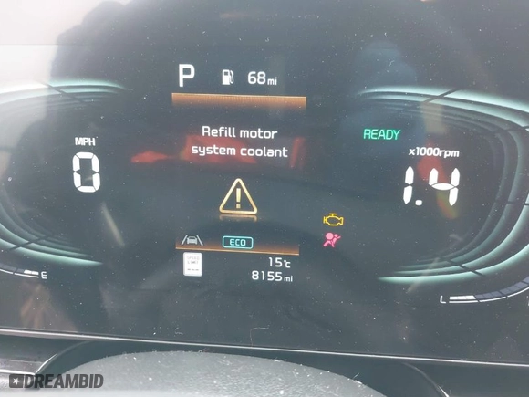 2023 Kia Niro EX with VIN KNDCR3LE0P5118333, listed as a IAAI auction lot 41466131 with 8,155 mi miles. Bid and sale history available at carsss.com. Image 7.