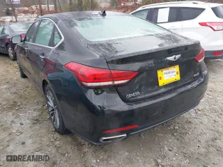 2015 Hyundai Genesis 3.8L with VIN KMHGN4JE7FU019790, listed as a IAAI auction lot 41499151 with 116,415 mi miles. Bid and sale history available at carsss.com. Image 3.
