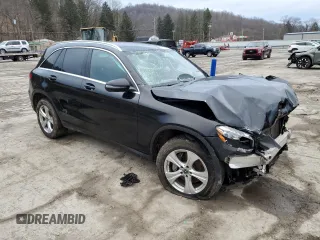 2017 Mercedes-Benz GLC with VIN WDC0G4KB1HV007677, listed as a Copart auction lot 39696093 with 107,848 mi miles. Bid and sale history available at carsss.com. Image 4.