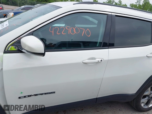 2021 Jeep Compass Limited с VIN 3C4NJDCBXMT515300, выставлен на аукционе IAAI как лот 42290070 с пробегом 110 390 миль миль и . История ставок и продаж доступна на DreamBid. Изображение 15.