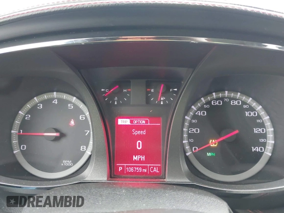 2015 GMC Terrain Denali with VIN 2GKALUEK2F6163041, listed as a IAAI auction lot 41564760 with 106,759 mi miles. Bid and sale history available at carsss.com. Image 7.