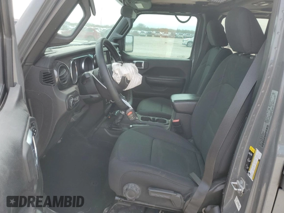 2020 Jeep Wrangler Unlimited Sport Altitude with VIN 1C4HJXDG2LW325430, listed as a Copart auction lot 46953185 with 69,919 mi miles and Salvage title. Bid and sale history available at DreamBid. Image 7.