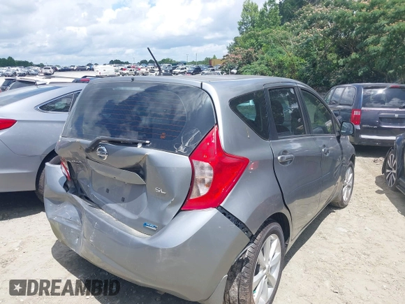 2014 Nissan Note S Plus z VIN 3N1CE2CP3EL351811, wystawiony jako IAAI lot #42528211 z przebiegiem 104 608 mil mil oraz . Historia ofert i sprzedaży dostępna na DreamBid. Obrazek 4.