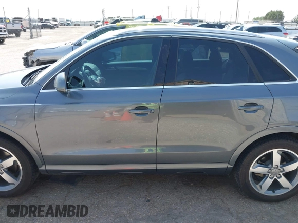 2015 Audi Q3 Premium Plus with VIN WA1EFCFSXFR011133, listed as a IAAI auction lot 42545916 with 82,980 mi miles and . Bid and sale history available at DreamBid. Image 14.