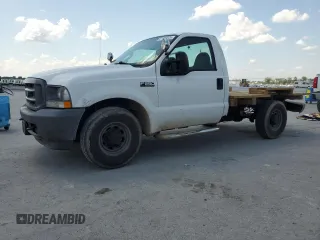 2004 Ford F-250 with VIN 1FDNF20L24ED29183, listed as a Copart auction lot 61959525 with 217,046 mi miles and Salvage title. Bid and sale history available at DreamBid. Image 1.