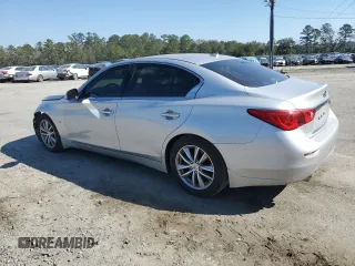 2014 Infiniti Q50 Premium with VIN JN1BV7AP3EM692322, listed as a Copart auction lot 47086715 with 136,861 mi miles and Salvage Title. Bid and sale history available at carsss.com. Image 2.