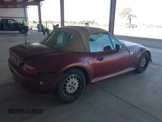 2000 BMW Z3 2.8L with VIN 4USCH3343YLF43193, listed as a IAAI auction lot 41367365 with 157,032 mi miles. Bid and sale history available at carsss.com. Image 4.