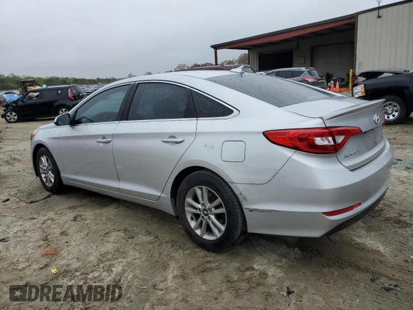 2015 Hyundai Sonata SE with VIN 5NPE24AF8FH154719, listed as a Copart auction lot 52802045 with 106,257 mi miles and Salvage Title. Bid and sale history available at DreamBid. Image 2.