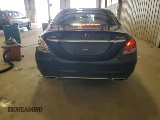 2018 Mercedes-Benz C 300 with VIN 55SWF4KB3JU280657, listed as a Copart auction lot 58184455 with Not provided miles and Salvage title. Bid and sale history available at DreamBid. Image 6.