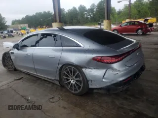 2022 Mercedes-Benz EQS with VIN W1KCG2DB6NA009227, listed as a Copart auction lot 53976294 with 0 mi miles and Salvage Title. Bid and sale history available at carsss.com. Image 2.