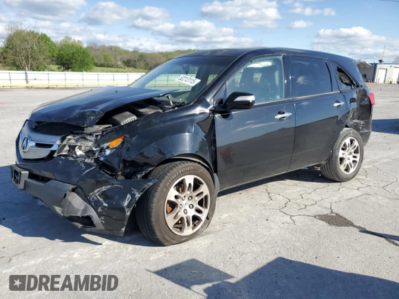 2008 Acura MDX with VIN 2HNYD282X8H538165, listed as a Copart auction lot 52213115 with 190,989 mi miles and Salvage Title. Bid and sale history available at DreamBid. Image 1.