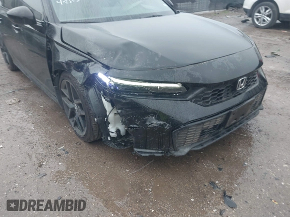 2025 Honda Civic Sport with VIN 2HGFE2F54SH538937, listed as a IAAI auction lot 42177510 with 5,182 mi miles and . Bid and sale history available at DreamBid. Image 6.
