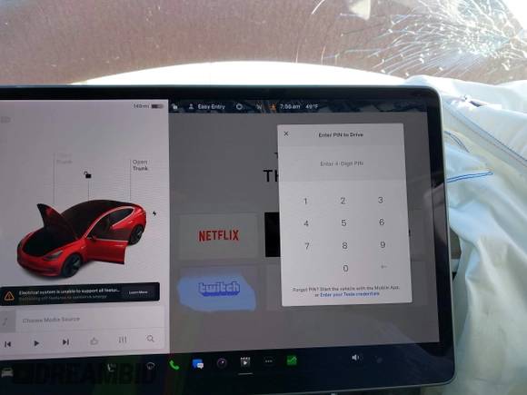 2018 Tesla Model 3 Long Range Battery z VIN 5YJ3E1EA4JF022284, wystawiony jako IAAI lot #41422203 z przebiegiem 71 521 mil mil oraz . Historia ofert i sprzedaży dostępna na DreamBid. Obrazek 18.