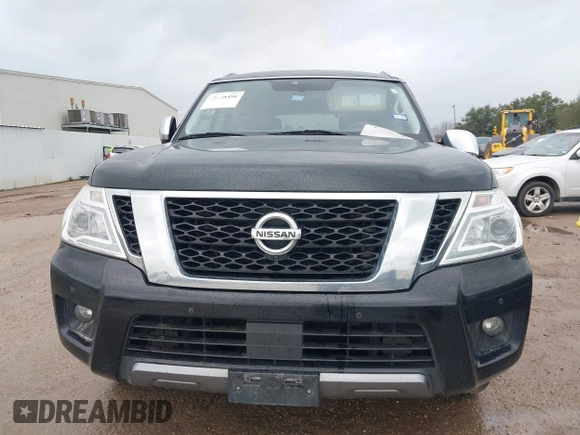 2020 Nissan Armada SL with VIN JN8AY2ND4L9107593, listed as a IAAI auction lot 41538490 with 185,607 mi miles. Bid and sale history available at carsss.com. Image 13.