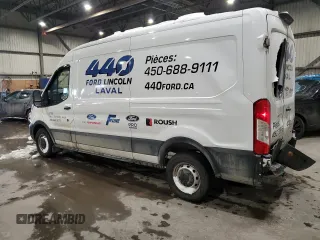 2021 Ford Transit Cargo with VIN 1FTBR1C81MKA62328, listed as a Copart auction lot 44894585 with 75,951 mi miles and Salvage Title. Bid and sale history available at DreamBid. Image 2.