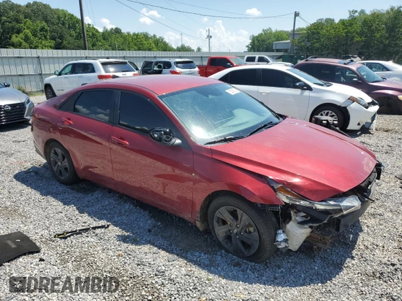 2023 Hyundai Elantra SEL with VIN KMHLM4AG7PU607726, listed as a Copart auction lot 61672495 with 71,041 mi miles and Clean title. Bid and sale history available at DreamBid. Image 4.