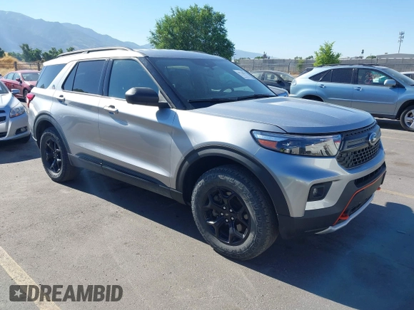 2022 Ford Explorer Timberline with VIN 1FMSK8JH6NGA36758, listed as a IAAI auction lot 39734817 with 42,578 mi miles. Bid and sale history available at carsss.com. Image 1.