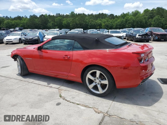 2011 Chevrolet Camaro 2LT with VIN 2G1FC3DD6B9158702, listed as a Copart auction lot 55799765 with 142,101 mi miles and Salvage title. Bid and sale history available at DreamBid. Image 2.