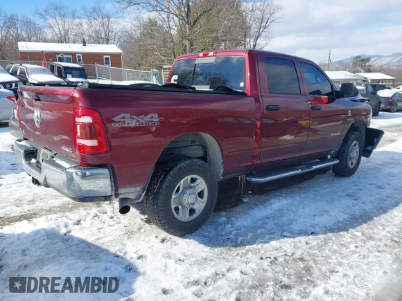 2021 Ram 2500 Tradesman with VIN 3C6UR5CLXMG531872, listed as a IAAI auction lot 41244718 with 74,932 mi miles. Bid and sale history available at carsss.com. Image 4.