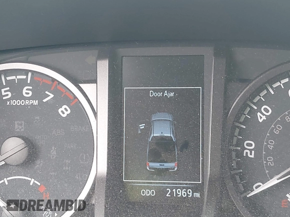 2023 Toyota Tacoma SR with VIN 3TMCZ5AN2PM641846, listed as a IAAI auction lot 41948660 with 21,969 mi miles and . Bid and sale history available at DreamBid. Image 7.