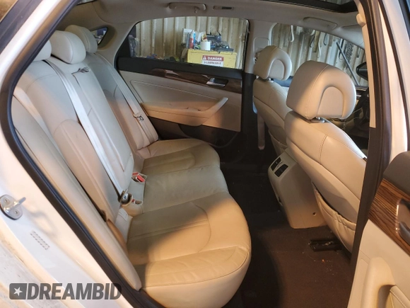2017 Hyundai Sonata Limited with VIN KMHE34L10HA058197, listed as a Copart auction lot 41612434 with 146,096 mi miles and . Bid and sale history available at DreamBid. Image 10.