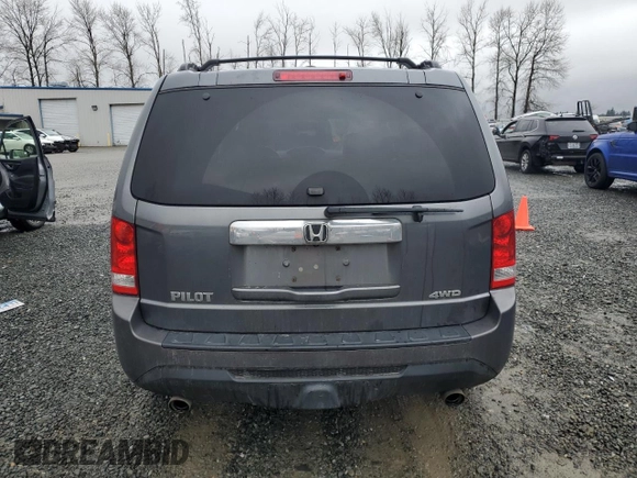 2013 Honda Pilot EX-L with VIN 5FNYF4H62DB050858, listed as a Copart auction lot 45587785 with 177,775 mi miles and Salvage Title. Bid and sale history available at carsss.com. Image 6.