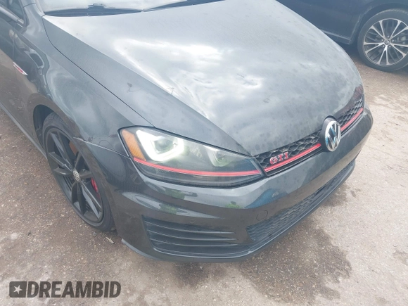 2015 Volkswagen Golf GTI Autobahn w/Performance Pkg with VIN 3VW447AU4FM075027, listed as a IAAI auction lot 41494514 with 103,038 mi miles. Bid and sale history available at carsss.com. Image 6.